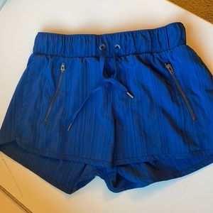 Blue Athleta shorts